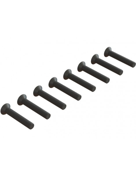 Arrma Flat Head Hex Machine Screw M3x18mm (10)