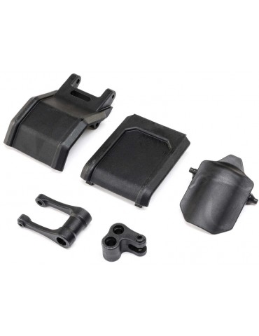 Losi Pull Rod, Knuckle & Skid Plates: PM-MX