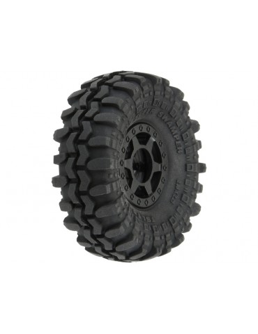 Pro-Line Wheels 1.0", Interco Super Swamper Tires, Holcomb H7 Black Wheels (4)