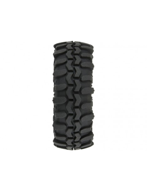 Pro-Line Wheels 1.0", Interco Super Swamper Tires, Holcomb H7 Black Wheels (4)