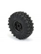 Pro-Line Wheels 1.0", Interco Super Swamper Tires, Holcomb H7 Black Wheels (4)