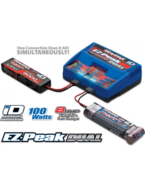 Traxxas Įkroviklis EZ-Peak Dual 2x50W