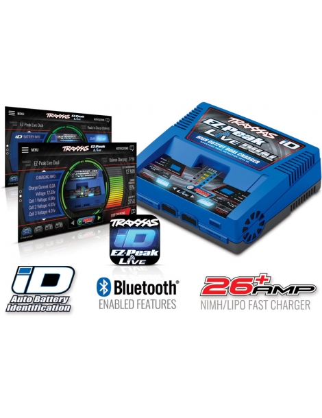 Traxxas Įkroviklis EZ-Peak Live Dual 2x100W