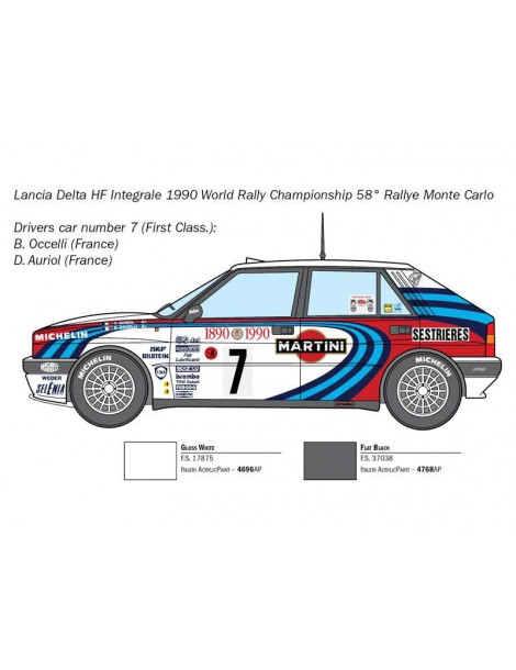 Italeri Lancia Delta HF Integrale (1:24)