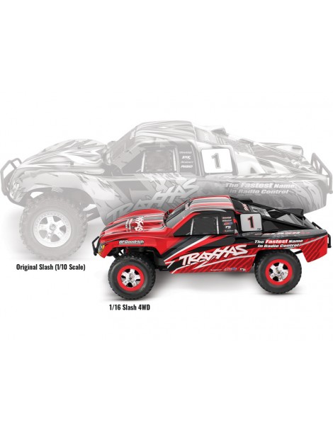 Traxxas Slash 1:16 RTR red