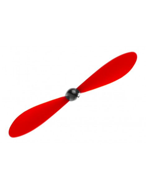 Prop with Spinner 125 x 110mm / 4,9 x 4,3 - Red, 10 pcs.