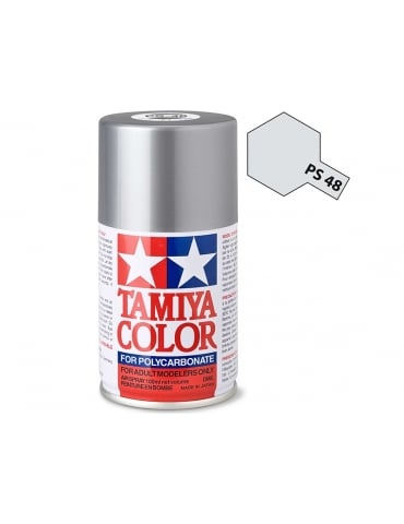Tamiya Lexan purškiami dažai - Semi Gloss Anodised Silver, PS-48