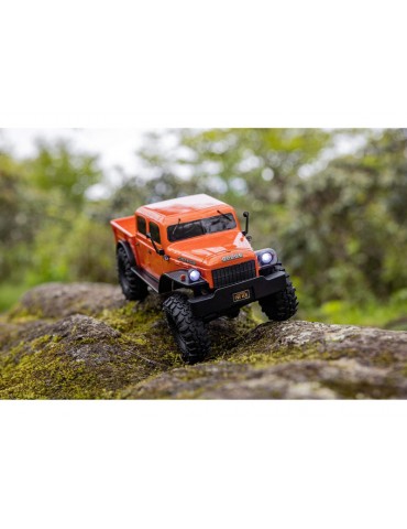 Axial 1/24 SCX24 Dodge Power Wagon 1940 4WD oranžinė