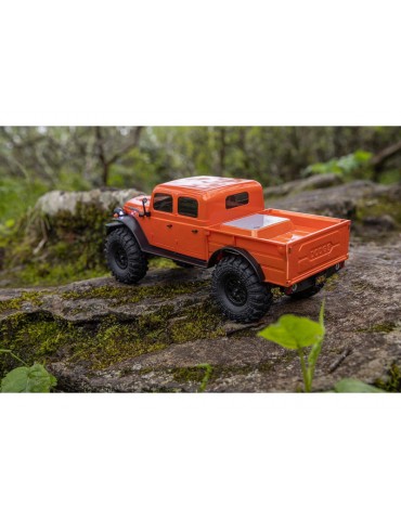Axial 1/24 SCX24 Dodge Power Wagon 1940 4WD oranžinė