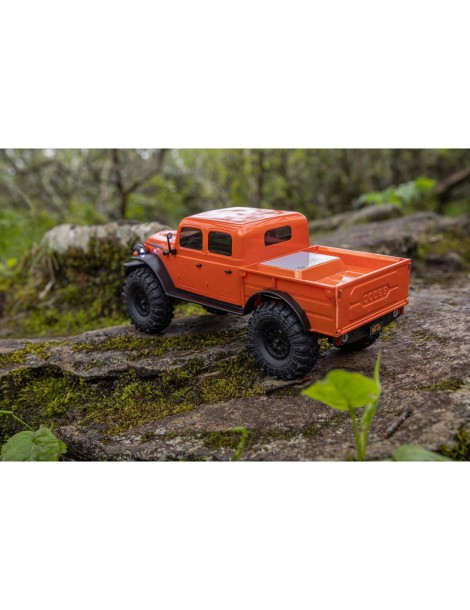 Axial 1/24 SCX24 Dodge Power Wagon 1940 4WD oranžinė
