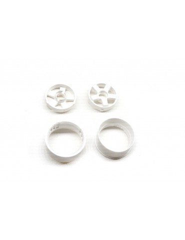 026-1 Offset Changeable Rims (22mm) white