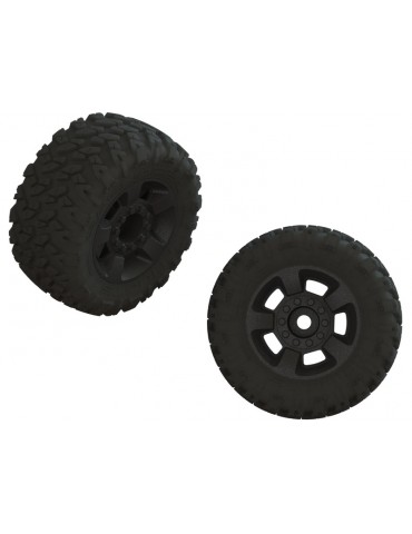 Arrma dBoots RAGNAROK Pre-mounted Tire Set (2)