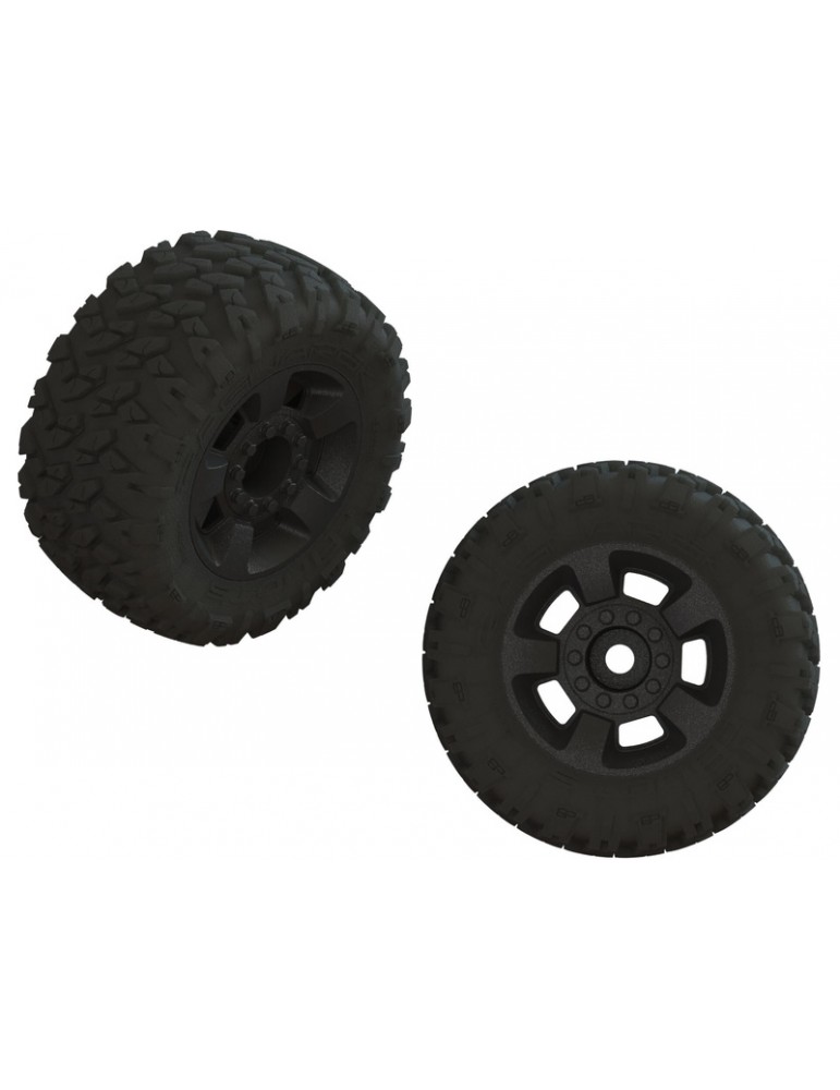 Arrma dBoots RAGNAROK Pre-mounted Tire Set (2)