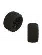 Arrma dBoots Fortress Tire Set Glued (Black) (2)