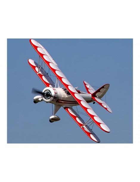 E-flite Waco 0.55m SAFE Select BNF Basic white