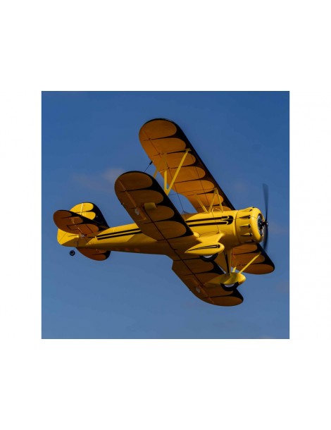 E-flite Waco 0.55m SAFE Select BNF Basic yellow