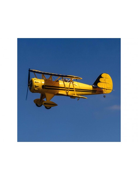 E-flite Waco 0.55m SAFE Select BNF Basic yellow