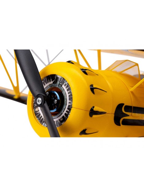 E-flite Waco 0.55m SAFE Select BNF Basic yellow