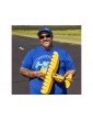 E-flite Waco 0.55m SAFE Select BNF Basic yellow