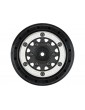 Pro-Line Wheels 2.2/3.0" Raid Bead-Loc H12/H14 SC Silver/Black (2)