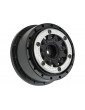 Pro-Line Wheels 2.2/3.0" Raid Bead-Loc H12/H14 SC Silver/Black (2)
