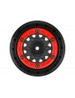 Pro-Line Wheels 2.2/3.0" Raid Bead-Loc H12/H14 SC Red/Black (2)