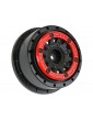 Pro-Line Wheels 2.2/3.0" Raid Bead-Loc H12/H14 SC Red/Black (2)