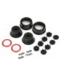 Pro-Line Wheels 2.2/3.0" Raid Bead-Loc H12/H14 SC Red/Black (2)