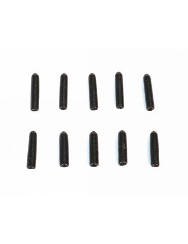 Decorative cap, black, long (10 pcs.)