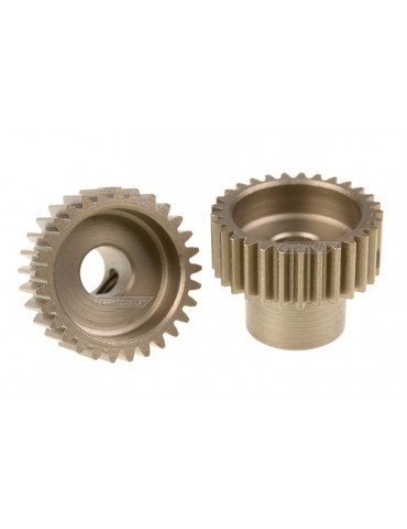 48DP Pinion - Short - Hardened Steel - 29 Teeth - Shaft Dia. 5.00mm