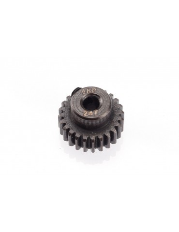 24T 48dp Steel Pinion