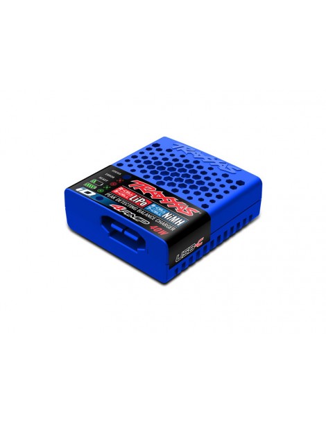 Traxxas USB-C įkroviklis 2–3S LiPo ir 5–7 NiMH baterijoms su iD sistema