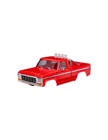 Traxxas Body, Ford F-150 Truck (1979), complete, red