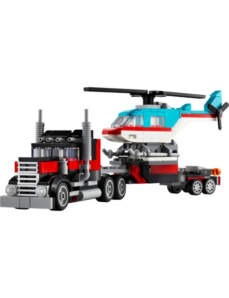 LEGO Creator - Flatbed Truck with Helicopter