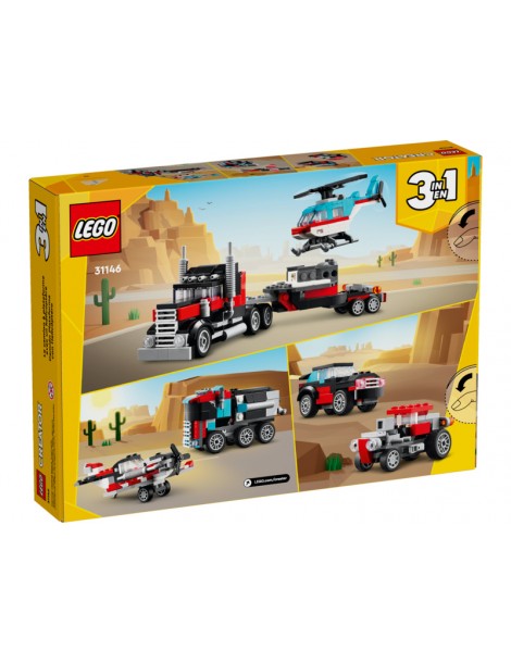 LEGO Creator - Flatbed Truck with Helicopter