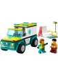 LEGO City - Emergency Ambulance and Snowboarder