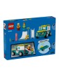 LEGO City - Emergency Ambulance and Snowboarder