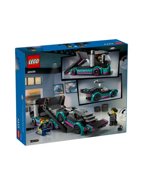 LEGO City - Race Car and Car Carrier Truck