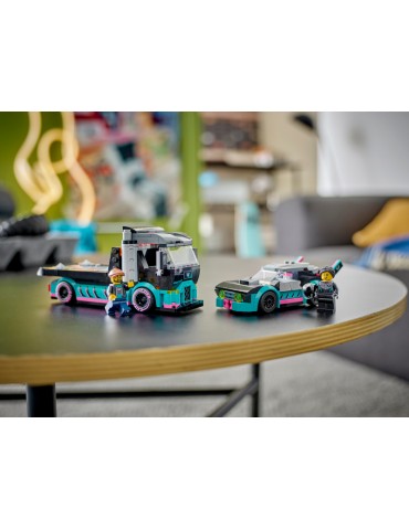 LEGO City - Race Car and Car Carrier Truck
