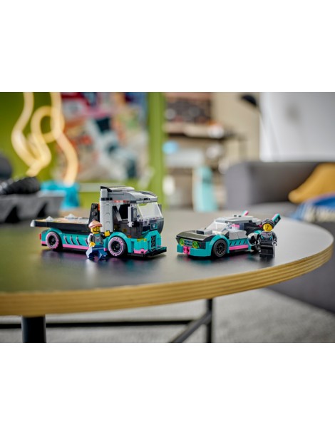 LEGO City - Race Car and Car Carrier Truck