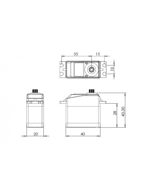 HBL665 (0.09s/60 , 16.7kg.cm)