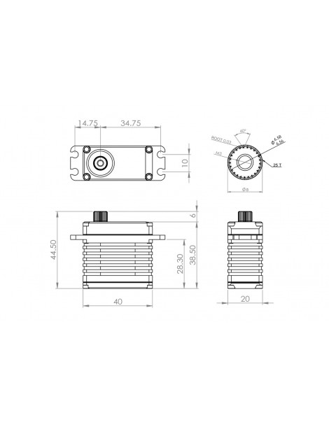 HBL880 (0.032s/60 , 11.2kg.cm)