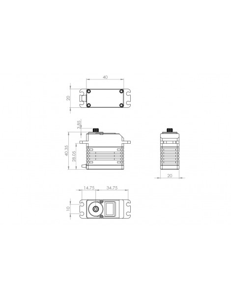 HBL990 (0.03s/60 , 6.3kg.cm)