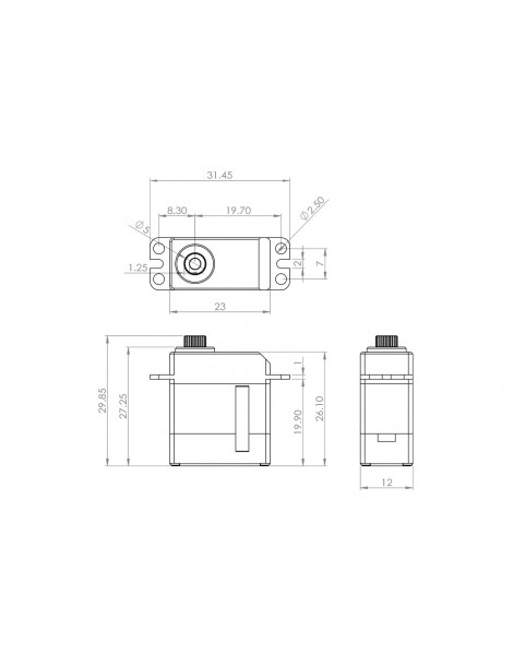 DS95 (0.053s/60 , 3.05kg.cm)