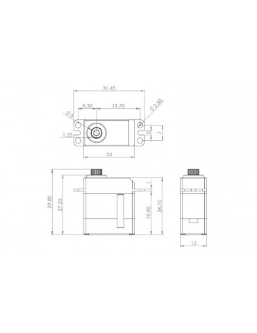 HV6125E (0.05s/60 , 3.5kg.cm)