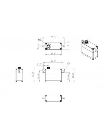 HV747R (0.13s/60 , 15.0kg.cm)