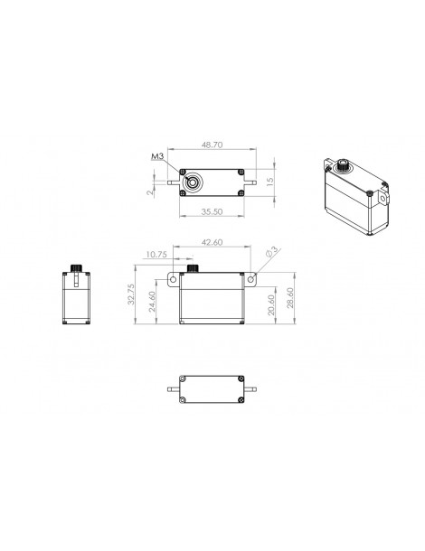 HV747R (0.13s/60 , 15.0kg.cm)