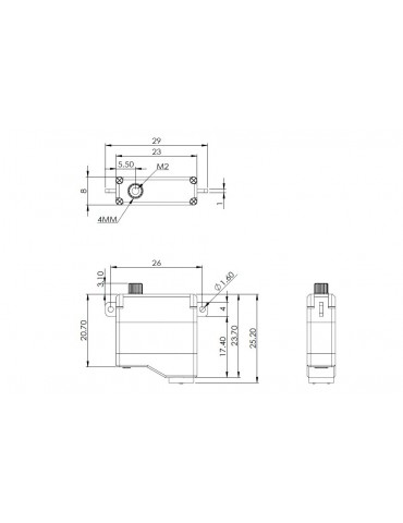 HV6120 (0.08s/60 , 5.4kg.cm)