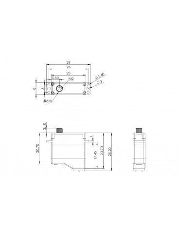 HV6120H (0.08s/60 , 5.4kg.cm)