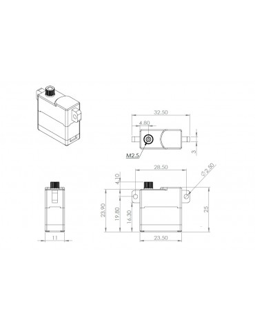 HV6150 (0.159s/60 , 10.9kg.cm)